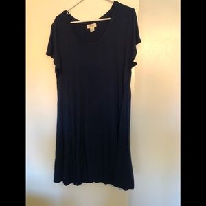 Navy t shirt dress
